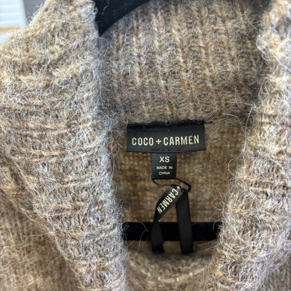 Latte Heather Mohair Sweater - Picture 5 of 7